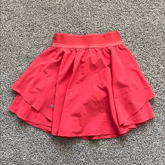 Lululemon Pale Raspberry Court Rival High Rise Skirt Size 0 - Picture 3 of 5